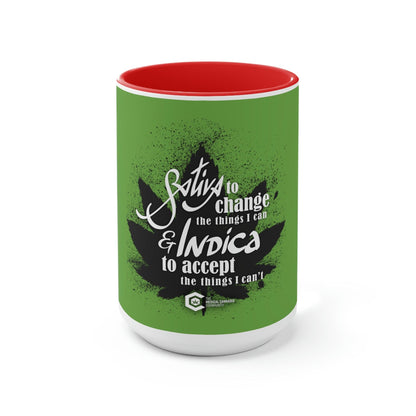 a Sativa to Change the Things I Can Cannabis coffee mug