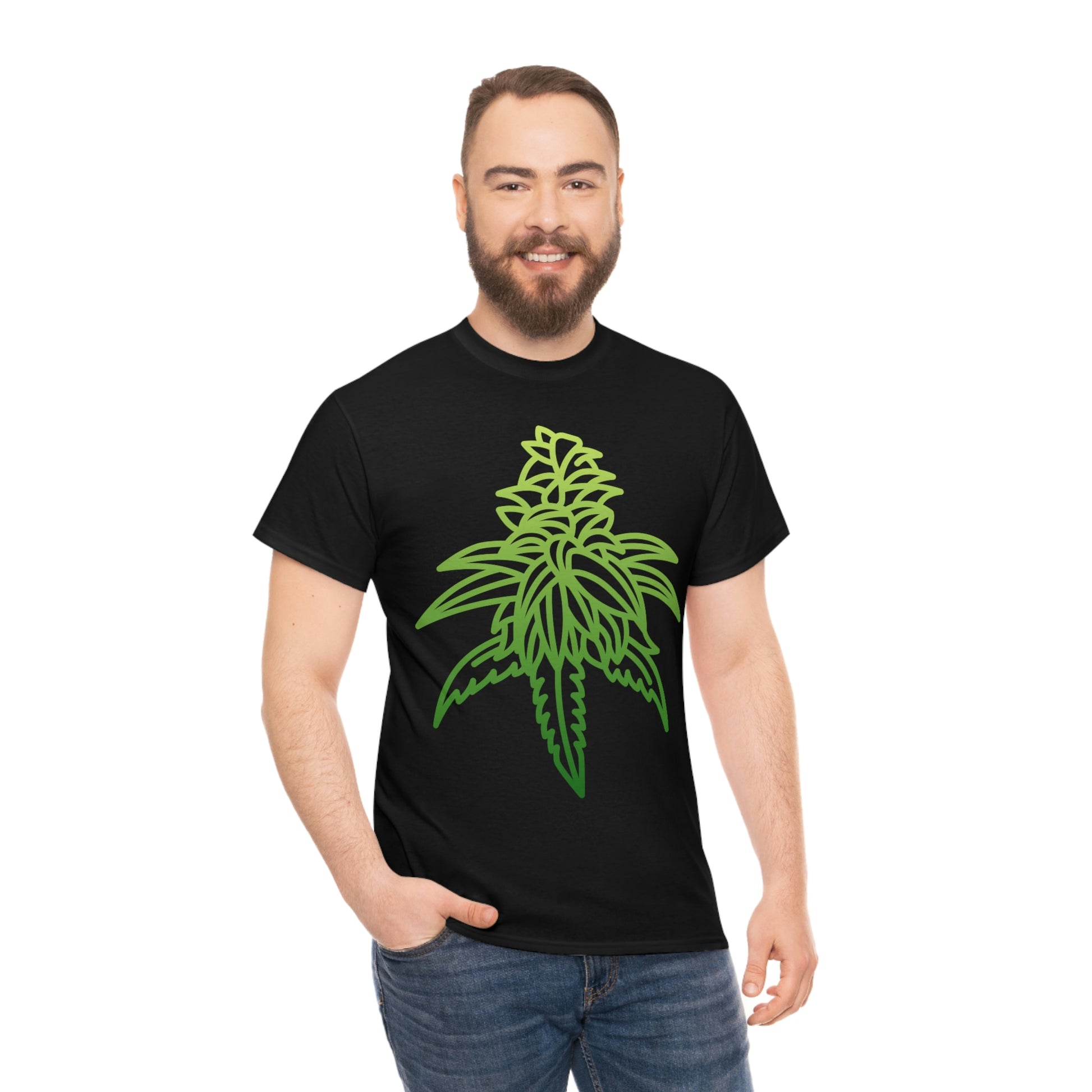 a man wearing a Sour Diesel Cannabis Tee