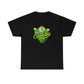 a black Team Hybrid Cannabis T-Shirt with the word cannabis on it.