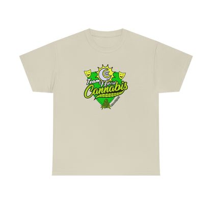 a Team Hybrid Cannabis T-Shirt.