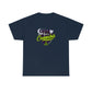 a navy Team Indica Cannabis T-Shirt with the word cannabis on it.