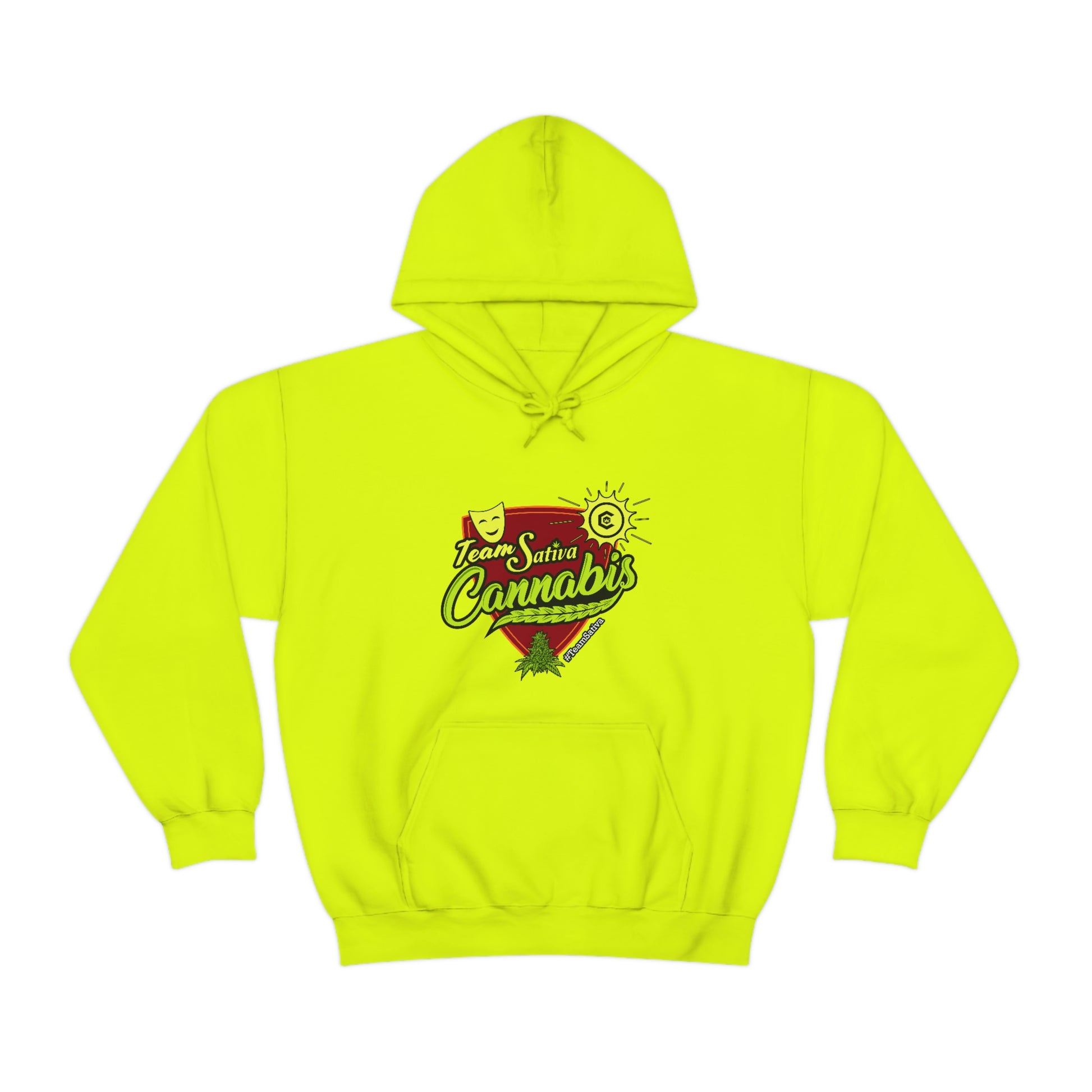 a Team Sativa Stoner Sweatshirt with the word california on it.
