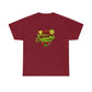 a maroon Team Cannabis Sativa Shirt with the word cannabis on it.