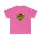 a pink Team Cannabis Sativa Shirt with the word cannabis on it.