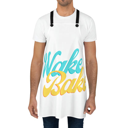 A man wears the Wake & Bake | Chef's Apron