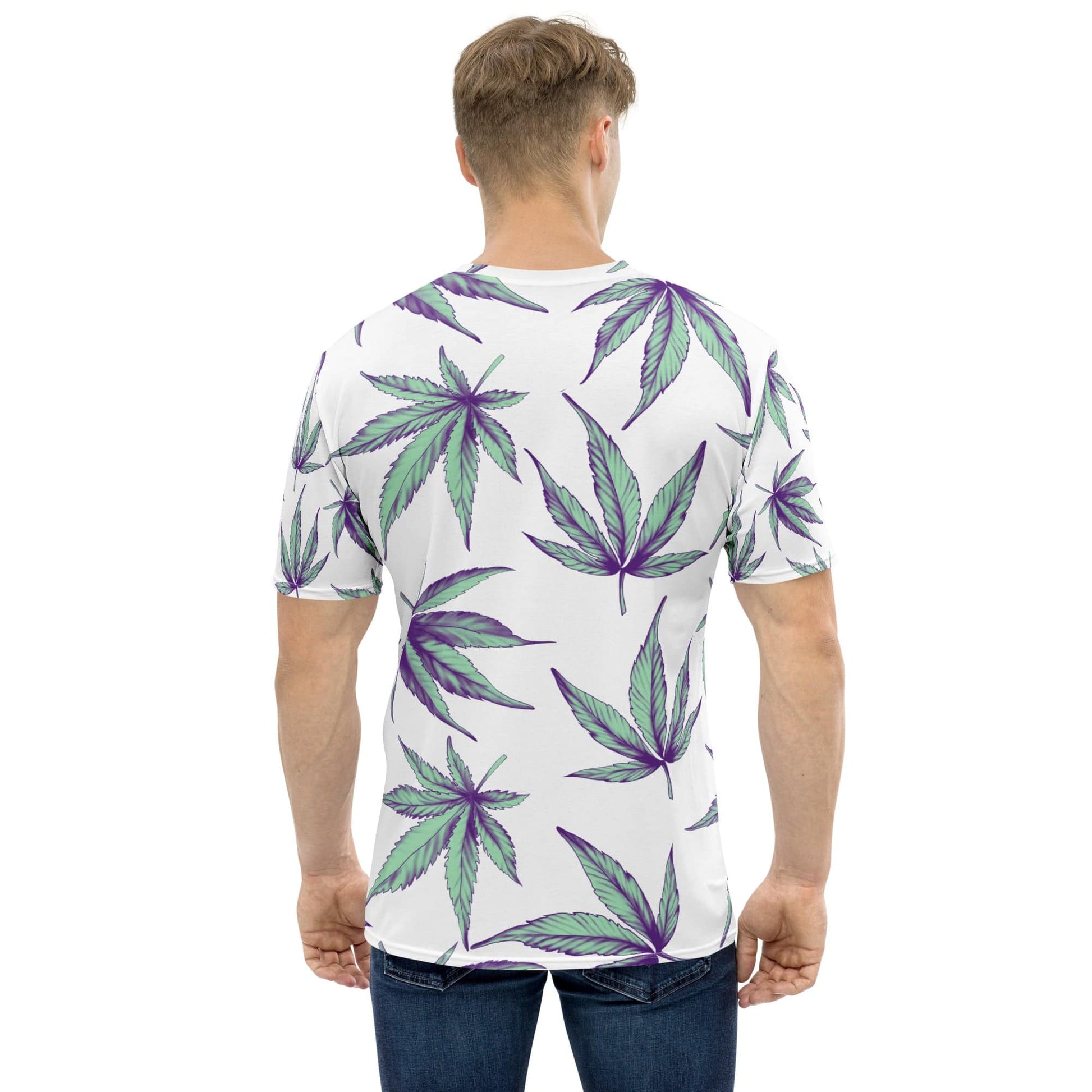 Men's Cannabis Minty Leaf T-Shirt - The Cannabis Community