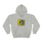 a grey You Are My Sunshine Cannabis Sweatshirt with a sunflower on it.